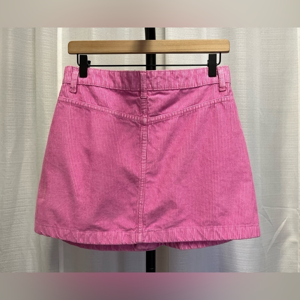 Free People Ray Cord Mini Skirt in Pink Frosting | size 6 - Picture 4 of 7